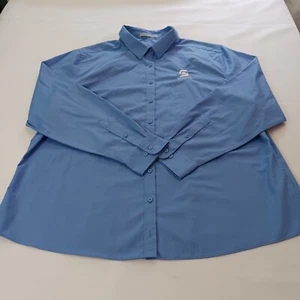 SONOCO Shirt Port Authority Men's Blue Button-Up Employee Measured Chest 52" - Picture 1 of 16