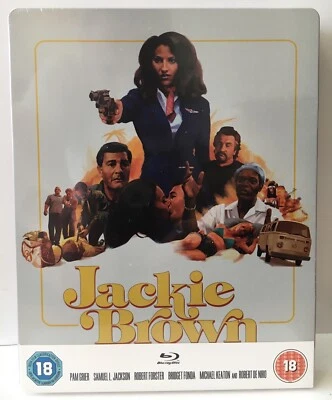 Jackie Brown (Blu-ray Steelbook, 2013) Zavvi Exclusive Region B Brand New Sealed - Image 1 of 2