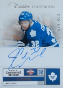 11-12 panini calder contenders rookie joe colborne leafs autograph auto 529/800 - Picture 1 of 1
