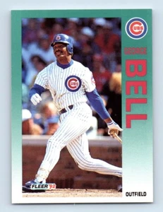 1992 Fleer George Bell Chicago Cubs #376 - Picture 1 of 2