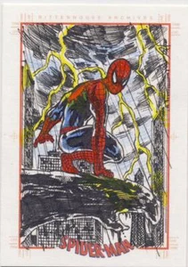 2008 Marvel Spiderman Archives Sketch Card unknown b - Picture 1 of 1