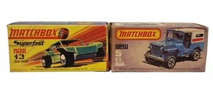 CARROS: JEEP CORREO EE. UU. (5) 1979, BUGGY BAJA (13) 1970 MATCHBOX MODELS (DRMP) - Imagen 1 de 22