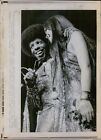 1974 Sylvester Sly Stewart Bride Sly And Family Stone Musician Wirephoto 8X10