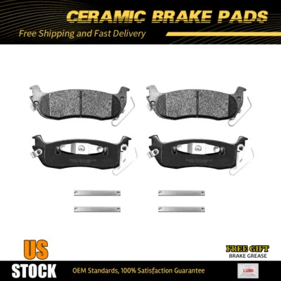 Rear Ceramic Brake Pads for 2004 - 2011 2012 2013 2014 2015 Nissan Armada Titan - Image 1 of 4