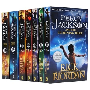 Percy Jackson Collection 7 Books Set By Rick Riordan - Ages 9+ - Paperback - Picture 1 of 8