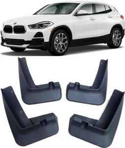 New Front & Rear Splash Guards Mud Flaps Fender FOR 2017-2022 BMW X2 F39 - Picture 1 of 6