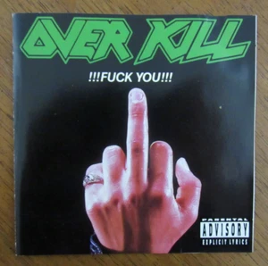 Overkill - !!!Fuck You!!! CD (1990) Caroline; Fun-Filled Thrash Metal from USA - Imagen 1 de 4
