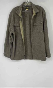 Cabela's Mens Gray Long Sleeve Spread Collar Button-Up Shirt Size XL - Picture 1 of 6