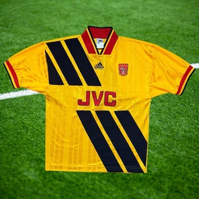 Camiseta de fútbol retro para hombre Adidas Originals Arsenal visitante 1993/94 XS Foto 1 de 4