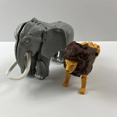 Hasbro Transformers Beast Wars Ironhide Elephant & Prowl Lion 100% COMPLETE - Image 1 of 4