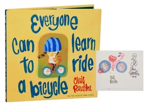 Chris RASCHKA / EVERYONE CAN LEARN TO RIDE A BICYCLE Signed First #193614 - Picture 1 of 2