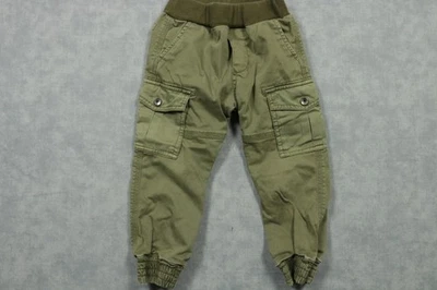 Diesel Pants Toddler Boys 24M Green Cargo Jogger Elastic Waist Pockets - Image 1 of 4