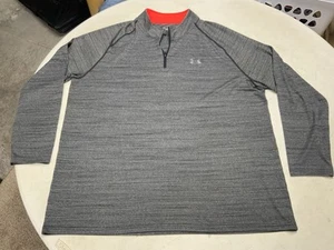 Herren Under Armour HeatGear 1/4 Zip Pullover leichter Golf Gr. 3XL #30 - Bild 1 von 5