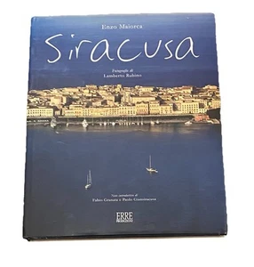 Siracusa By Enzo Maiorca Hardcover Italian Photography By Lamberto Rubino - Picture 1 of 5