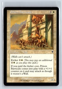 (4x) PRISON BARRICADE - Invasion – MTG Magic the Gathering Card - Common - Picture 1 of 6