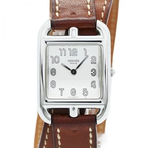 Reloj Hermes Cape Cod CC1.210 esfera plateada para hombre GZl1a7u8 - Imagen 1 de 11