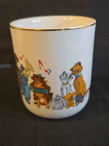 Taza ARISTOCATS de porcelana vintage de Disney Productions Japón - Imagen 1 de 12