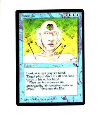MTG Amnesia SP/NM- The Dark Magic the Gathering ~ Free Shipping ~ - Image 1 of 2