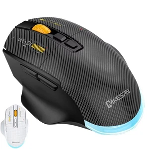 Kabellose Gaming Maus 2.4G Bluetooth 12800DPI RGB Makro Programmierbar - Bild 1 von 11