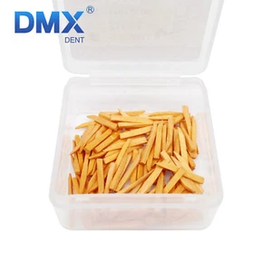 100/500 PCS Wood Wedges Dental Triangular Wizard Style Matrix Colored S M L - Picture 1 of 17