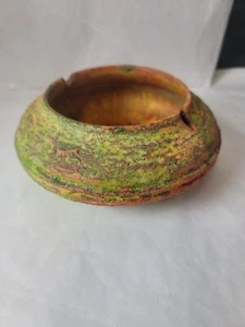 Marcello Fantoni For Raymor Italy Pottery Ashtray Signed - Picture 1 of 12