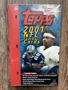 2001 Topps NFL Football Cards Factory Sealed Hobby Box - Picture 1 of 7