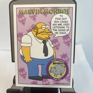 1994 Skybox Bongo The Simpsons Character Trading Card #S9 DR. MARVIN MONROE. - Picture 1 of 2