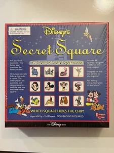 Disney's Secret Square Board Game New Factory Sealed 1998 OOP Mickey Mouse - Picture 1 of 4