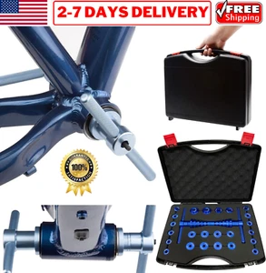 Bicycle Bearing Press Set, Turning Point for Wheels Hub, Bike Headset Press Tool - Picture 1 of 24
