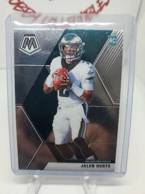2020 Mosaic Jalen Hurts Rookie Card RC #222 Eagles - Image 1 of 4