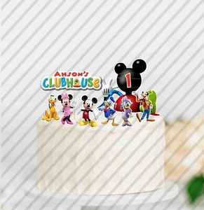 Mickey Clubhouse FunHouse Cake Topper Centerpiece Decoration Party Birthday - Picture 1 of 4