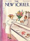 1946 New Yorker Cover - 22. Juni - Blumen für Brooklyns Eckmetzger - Hokinson