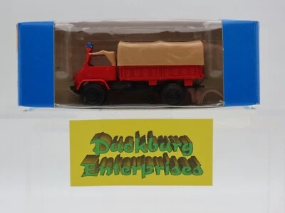 Roco 1:87 Feuerwehr 1314 Unimog S Pritsche Plane in OVP 178283 - Bild 1 von 2