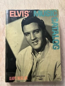 ELVIS PRESLEY Music Catalog SONGBOOK Gladys Music HARDCVR LIBRARY EDITION (VG-) - Picture 1 of 6