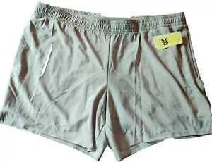 All In Motion Sportbekleidung Damen 2X einfarbig grün Shorts Taschenfutter - Bild 1 von 3