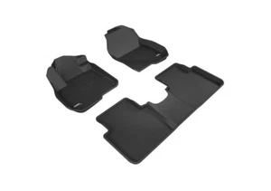 Fit 2017-2019 Honda CR-V All Weather Floor Mat Set Kagu Black - Picture 1 of 5