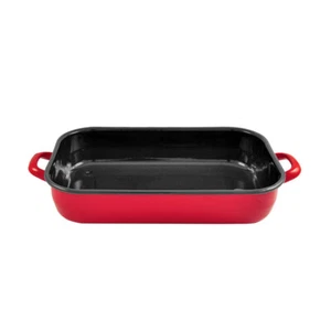 Urban Style 4.8L Enamel Baking Dish Rectangle Roasting Tray Oven Bakeware Red - Picture 1 of 2