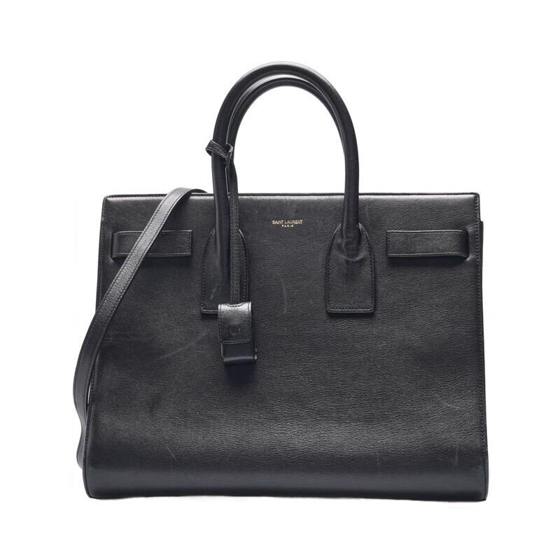 Saint Laurent Sac de Jour Leather Exterior Tote Bags