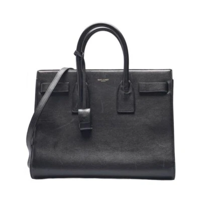 Saint Laurent Black Classic Sac de Jour Small Tote Bag - Image 1 of 4