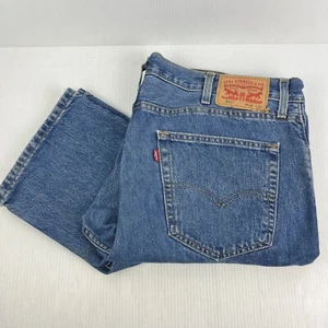 Levi Strauss 516 Straight Leg Jeans Mens W38 L30 Blue - Picture 1 of 7