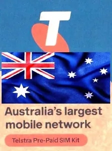 NEW, AUSTRALIAN, TELSTRA, Trio SIM CARD starter kit. For using in AUSTRALIA. - Picture 1 of 10