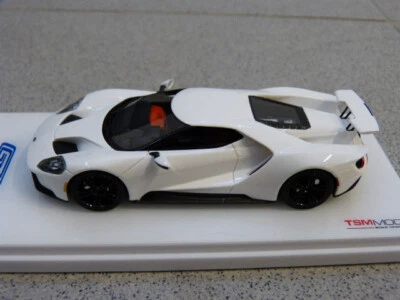2016 Ford GT Frozen White Bianco Race Mode Auto Americano TSM Modellino 1:43 - Immagine 1 di 4