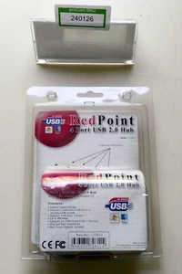USB Hub / Red Point / USB 2.0 / Hub / 4 Port / Neu - Bild 1 von 2