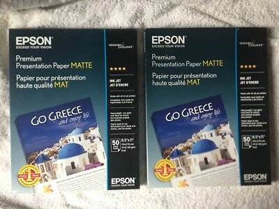 99 Sheets●Epson Premium Presentation Paper MATTE●8½x11●Heavyweight●44#●Ink Jets - Image 1 of 4