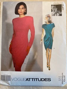 Unused Uncut VOGUE 2773 Tom & Linda Platt pattern 8-10-12 Vintage - Picture 1 of 3