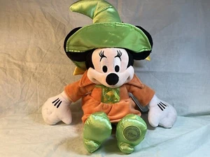 Esclusivo Disney Store ~Minnie Mouse 16" Strega~Halloween Peluche Usato - Foto 1 di 10