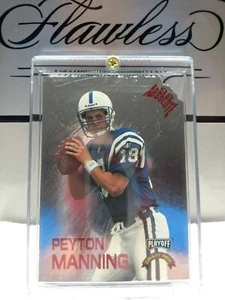 1998 Playoff Absolute Draft Pick #1 Peyton Manning Rookie Red Paralleled Die Cut - Picture 1 of 4