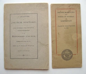 CHAPTER IN CHURCH HISTORY 150TH ANNIVERSARY REFORMED CHURCH Niskayuna NY 1900 36 - Imagen 1 de 13