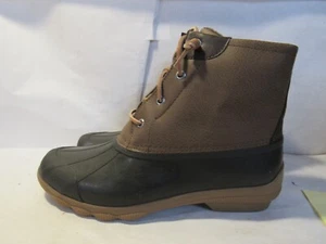 Sperry Womans Syren Gulf Duck Rain Boots Leather Brown Size 9.5 M ( T10) - Picture 1 of 7