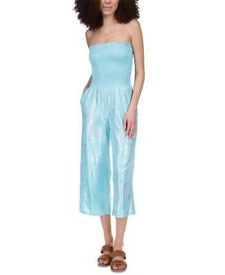 Mono para mujer MICHAEL Michael Kors azul sin tirantes - azul - M Foto 1 de 4